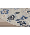 Nourison Aloha Blue Grey ALH31 7’10” Round Rug