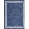Nourison Essentials - Nre02 Navy Ivory Area Rug 4 ft. X 6 ft. Rectangle