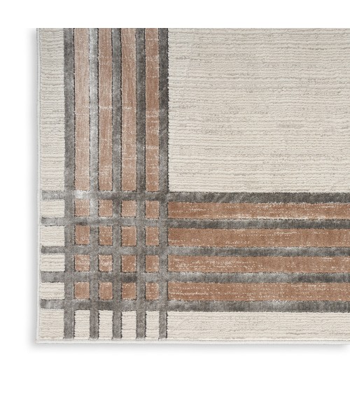 Nourison Desire Area Rug DSR01 Ivory/Silver