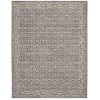 Nourison Shadows Charcoal Ivory SHW04 6 ft. X 9 ft. Rect. Rug