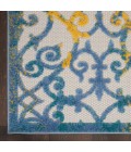 Nourison Aloha Indoor/Outdoor Area Rug ALH21-Ivory Blue