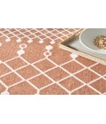 Nourison Astra Machine Washable Copper ASW10 4 ft. X 6 ft. Rectangle Rug