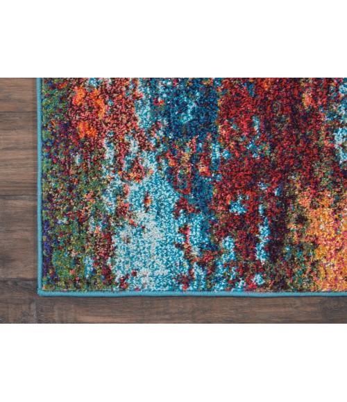 Nourison Celestial Runner Area Rug CES08-Atlantic
