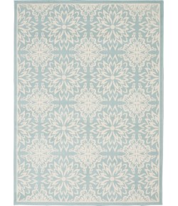 Nourison Jubilant - Jub06 Ivory Green Area Rug 6 ft. X 9 ft. Rectangle