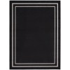 Nourison Essentials - Nre02 Black Ivory Area Rug 9 ft. X 12 ft. Rectangle