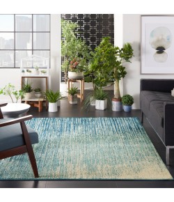Nourison Passion - Psn09 Navy Light Blue Area Rug 5 ft. 3 X 7 ft. 3 Rectangle