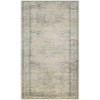 Nourison Astra Machine Washable Light Blue ASW12 2 ft. 2 in. X 10 ft. Rectangle Rug