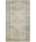 Nourison Astra Machine Washable Light Blue ASW12 2 ft. 2 in. X 10 ft. Rectangle Rug