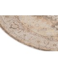 Nourison Astra Machine Washable Beige ASW11 7 ft. 10 in. Round Rug
