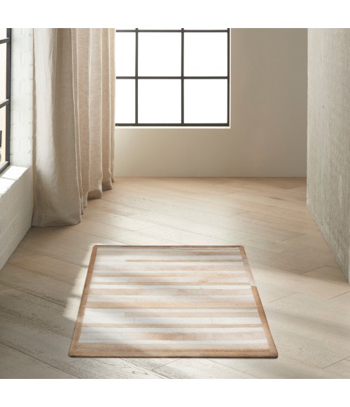 Calvin Klein Home Prairie Area Rug PRA1 Beige