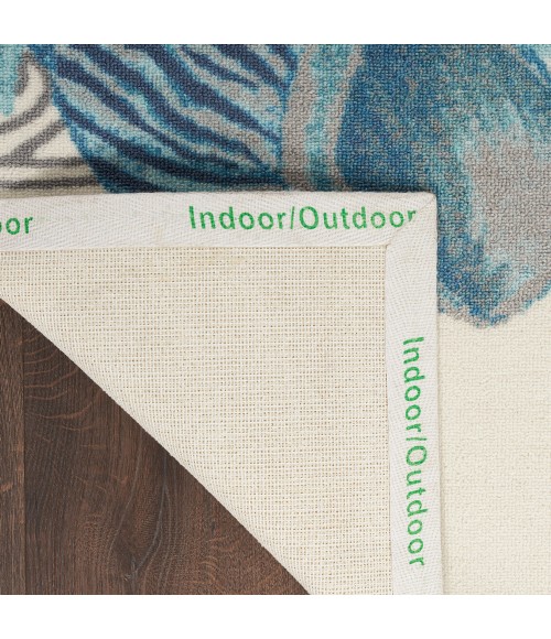 Waverly Sun N' Shade Area Rug SND92 Ivory Blue