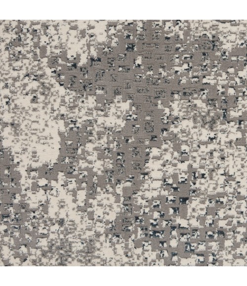 Michael Amini MA90 Uptown Area Rug UPT02-Ivory/Grey