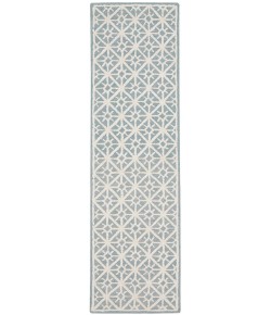 Nourison Nicolecurtis Series2 - Sr201 Light Blue Area Rug 2 ft. 3 in. X 8 ft. Runner