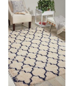Nourison Amore - Amor2 Ivory Blue Area Rug 10 ft. X 13 ft. Rectangle