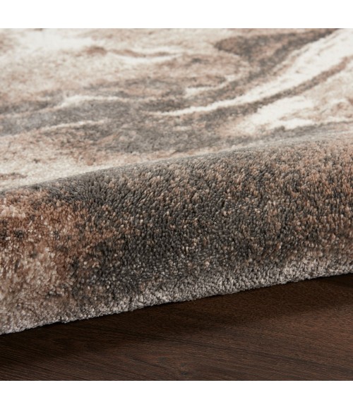 Kathy Ireland American Manor Area Rug AMR03 Iv/Mocha 7'10" x 9'10"