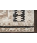 Nourison Washable Decor Beige Black WSD06 7 ft. 10 in. X 10 ft. Rectangle Rug