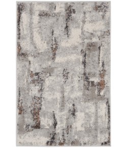 Nourison Elation - Etn06 Grey Ivory Area Rug 2 ft. X 3 ft. Rectangle