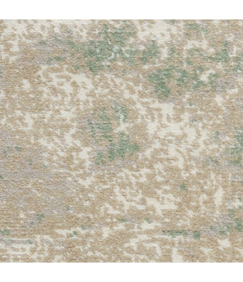 Nourison Twilight Area Rug TWI06 Ivory Green 7'9" x 9'9"