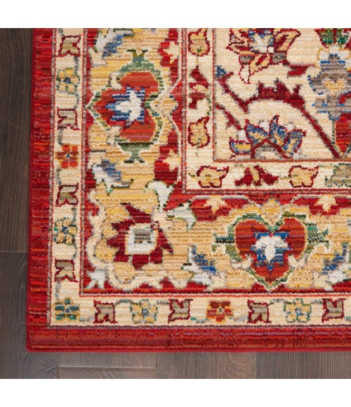 Nourison MAJESTIC Area Rug Nourison Majestic Area Rug MST04-Red