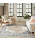 Nourison Astra Machine Washable Area Rug Nourison Astra Machine Washable Area Rug ASW11 Grey/Gold