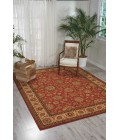 Nourison Living Treasures Round Area Rug LI05-Rust