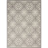Nourison Jubilant - Jub06 Ivory Grey Area Rug 6 ft. X 9 ft. Rectangle
