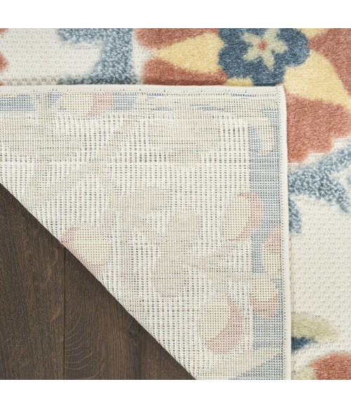 Nourison Aloha Grey Multicolor ALH17 7 ft. 10 in. X 10 ft. 6 in. Rect. Rug