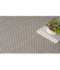 Nourison Courtyard Ivory/Charcoal COU01 8 ft. Round Rug