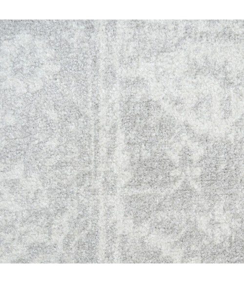 Nourison Astra Machine Washable Grey ASW12 6 ft. 7 in. X 9 ft. Rect. Rug