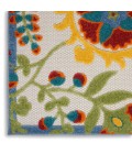 Aloha Area Rug Nourison Aloha Area Rug ALH17 Ivory/Multi 12' x 15'