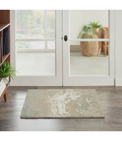 Nourison Twilight - Twi06 Ivory Green Area Rug 2 ft. X 3 ft. Rectangle