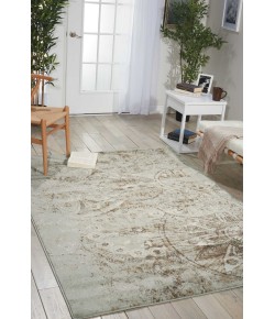 Nourison Euphoria - Eup03 Grey Area Rug 3 ft. 4 X ROUND