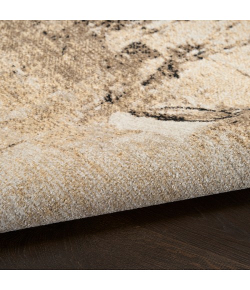 Nourison Home Washable Decor Mocha WSD09 9 ft. X 12 ft. Rectangle Rug