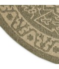 Nourison Tulum Olive TLM05 8 ft. X Round Rug