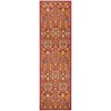 Nourison Allur - Alr03 Red Multicolor Area Rug 2 ft. 3 X 7 ft. 6 Rectangle