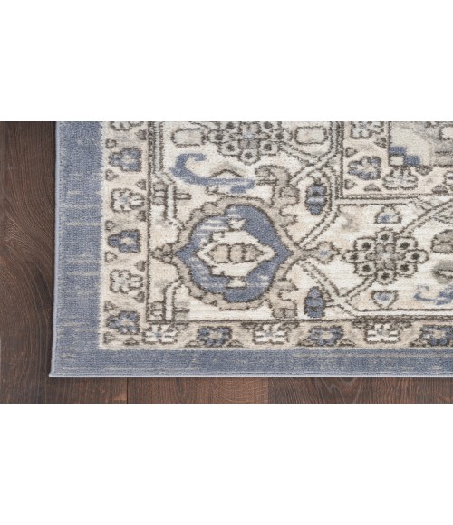 Nourison Concerto Blue CNC05 7 ft. 10 in. X 9 ft. 10 in. Rectangle Rug