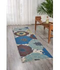 Nourison Home & Garden Runner Area Rug RS021-Light Blue