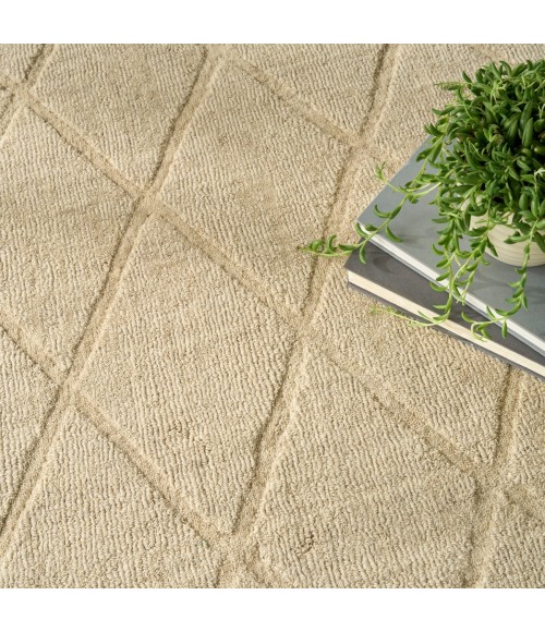 Nourison Wool Haven Beige WOH01 7 ft. 9 in. X 9 ft. 9 in. Rect. Rug