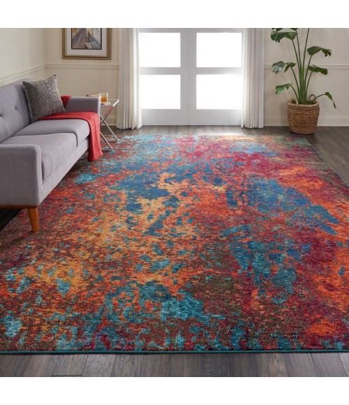 Nourison Celestial Area Rug CES08-Atlantic