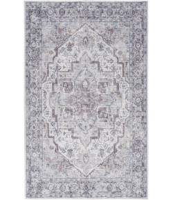 Nicole Curtis Machine Washable Series 1 Ivory Beige SR101 4 ft. X 6 ft. Rectangle Rug