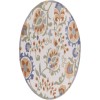Nourison Aloha Ivory Blue ALH17 7’10” Round Rug