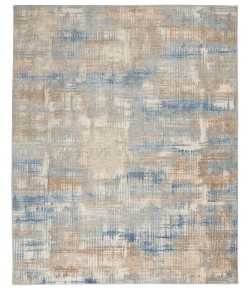Calvin Klein Ck950 Rush - Ck951 Blue Beige Area Rug 7 ft. X 10 ft. Rectangle