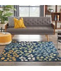 Nourison Caribbean Square Area Rug CRB01-Navy