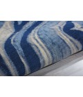 Nourison SOMERSET Area Rug Nourison Somerset Round Area Rug ST749-Light Blue