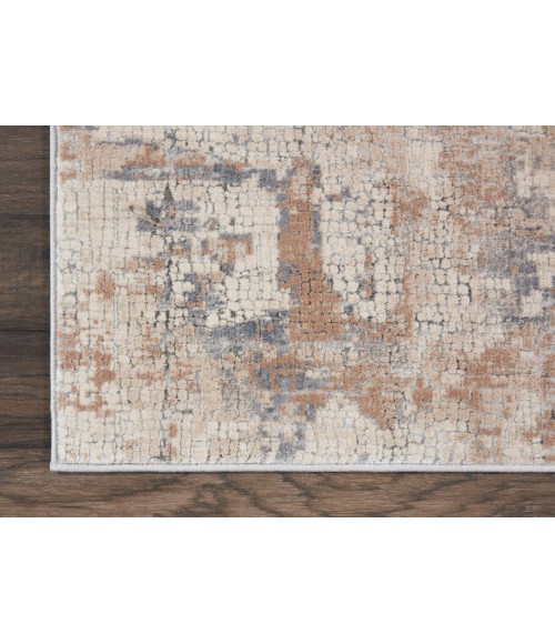 Nourison Rustic Textures Runner Area Rug RUS06-Beige/Grey
