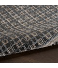 Nourison Home Nordic Black Taupe NRC03 2 ft. X 6 ft. Rectangle Rug