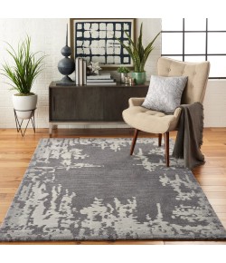 Nourison Symmetry - Smm02 Grey Beige Area Rug 3 ft. 9 X 5 ft. 9 Rectangle