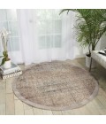 Nourison Graphic Illusions Round Area Rug GIL09-Grey