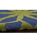 Nourison Aloha Navy Multicolor ALH05 2 ft. X 6 ft. Rectangle Rug