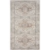 Nourison Astra Machine Washable Grey Multicolor ASW12 2 ft. X 6 ft. Rectangle Rug